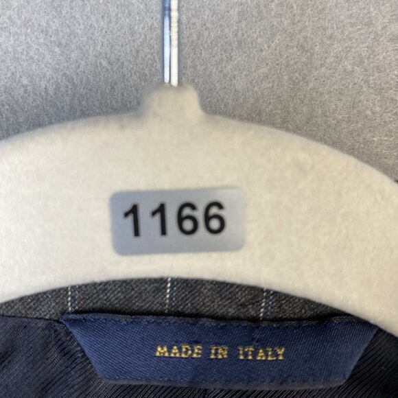 Brooks Brothers 1818 Regent Ethomas Jacket 41R Gray Striped 3 Button Italy Wool - Picture 16 of 16